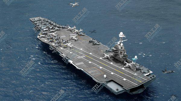 images/goods_img/20210312/3D model USS Gerald R. Ford CVN-78/2.jpg
